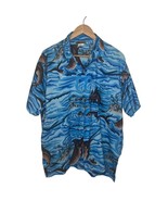 In Gear Men&#39;s Blue Swordfish Hawaiian Island Tropical Short Sleeve Shirt... - €6,80 EUR