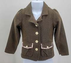 Old Navy Girls Jacket, Size 5T/Brown - £14.12 GBP
