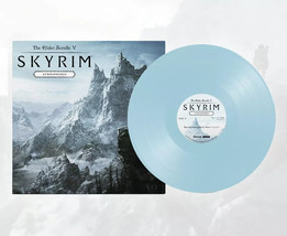 The Elder Scrolls V Skyrim Atmospheres Vinyl Soundtrack LP Opaque Light Blue VGM - £120.18 GBP