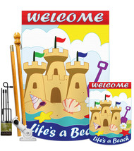 Life's A Beach - Applique Decorative Flags Kit FK106050-P2 - $99.97