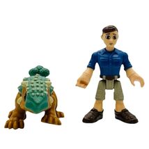Jurassic World Imaginext Camp Cretaceous Bumpy Ankylosaurus and Ben Figure - $5.70