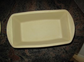 PAMPERED CHEF Stoneware Bread Baking Mold 8.75&quot; x 4.75&quot; x 3&quot; #036 Made in USA - $21.17