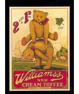 ad4210 - Williams&#39;s New Cream Toffee - Leap-Frog Teddies, Modern Advert ... - $2.54