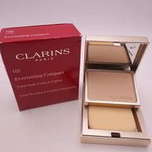 Clarins Everlasting Compact Long Wearing &amp; Comfort Foundation Makeup NUD... - $385.70 MXN