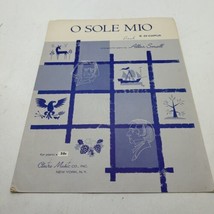 Sheet Music   O Sole Mio - $10.00 CAD
