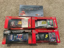 Lot of 4 Racing Champions Collector&#39;s Series 1/24 diecast race cars &amp; Intro Set - £28.41 GBP