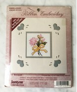 Janlynn Bouquet Ribbon Embroidery Embellished Cross Stitch Kit 6&quot;x6&quot; New... - $9.45
