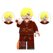 Sanji (Burgundy Suit) One Piece Minifigures Weapons and Accessories - £3.97 GBP