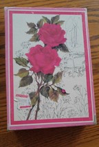 015 Vintage Rose Rhapsody Rainbow Collection Greeting Card Box Empty - £4.78 GBP