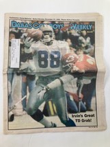 Dallas Cowboys Weekly Newspaper December 2 1995 Vol 21 #25 Michael Irvin - £10.62 GBP