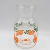 Daily&#39;s Arancione Succo Vetro Caraffa Naturale Frutta - £49.39 GBP