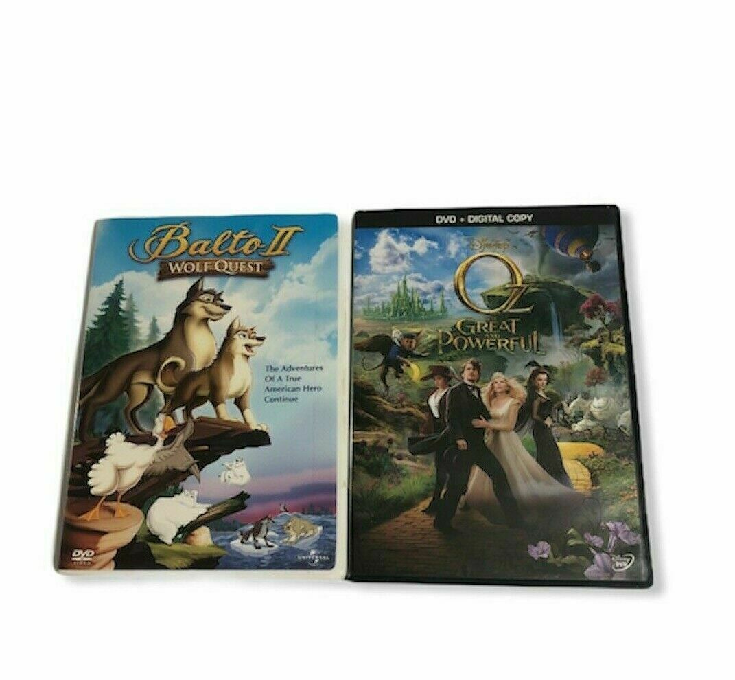 Primary image for Oz the Great and Powerful and Balto II Wolf Quest  Lot of 2 Childrens Movies DVD