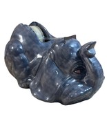 Vintage Gray Ceramic Elephant Tape Dispenser - €32,72 EUR