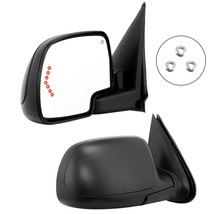 Power Heated Turn Signal LH+RH pair Door Side View Mirrors For 2003-07 GMC Chevy - £103.79 GBP