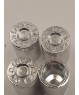 Set of  4 Chrome Bullet Tire Valve Stem Caps For Car, Standard Fitting - $10.36 CAD