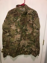 US Army Combat Coat 8415-01-599-0487 Camo Print Medium Long Military Jacket - $13.85