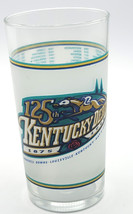 Kentucky Derby 125 1999 Commemorative Drink Glass Race Design Winning Ho... - £19.63 GBP