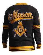 Freemason Jacket Masonic Sweater Masonic Wool Cardigan sweater 2B1ASK1 MASON - £99.62 GBP