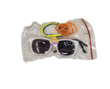 VINTAGE 1991 MUPPETS MISS PIGGY KIDS PLASTIC SUNGLASSES W/ EXTRAS JIM HE... - $19.00