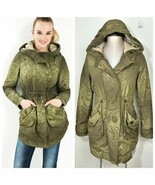 Desigual Parker Style Jacket Coat Parka in Olive Green Size XS Extra Small - $67.57