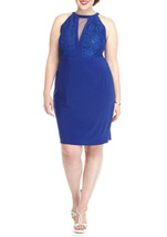 R&amp;M Richards ~Size 14W~ Plus Size Dress Lace Sequin Women&#39;s Dress NWT Z1 - £52.74 GBP