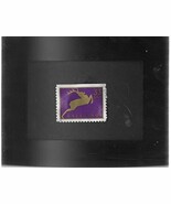 Tchotchke Stamp Art - Collectible International Postage Stamp - Santa&#39;s ... - $10.63 CAD