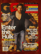 GQ Magazine July 2003 Eric Bana Keira Knightley Fashions - £7.59 GBP