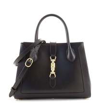 Gucci Jackie Tote Leather Medium Black - £2,405.50 GBP