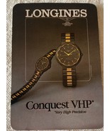 ⭕VTG, card pocket calendar 1986 TIMES LONGINES Portugal advertising WATCHES - $91.89 MXN