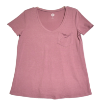 So Women&#39;s V Neck Relaxed Tee Shirt with Pocket Size XXS - $13.10