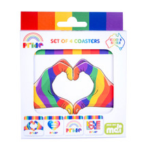 Rainbow Pride Coasters Set - £14.97 GBP