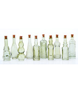 Glass Bottle Assorted Green 5 Inches, 1 Pack of 1Pieces - £13.00 GBP