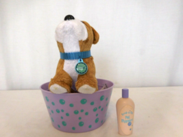 American Girl Just Like You Purple Pet Tub    +  American Girl Meatloaf Dog - £13.95 GBP