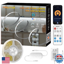 PAUTIX COB LED Strip Light 6000K 32.8ft/10m, Dimmable, Alexa/Google Control - $78.79