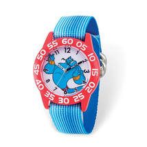 Disney Kids Aladdin Genie Time Teacher Blue Stretch Band Watch - £33.97 GBP