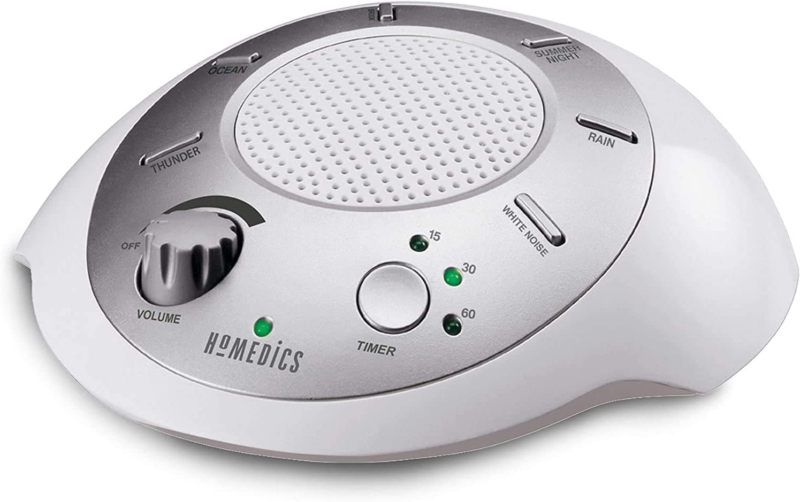 Homedics Soundsleep White Noise Sound Machine, Silver, Small Travel Sound Machin - $29.90