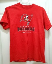 Tampa Bay Buccaneers Football NFL Team Apparel Men&#39;s T Shirt Size L Red - £16.40 GBP
