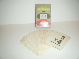 Vintage Whitman Flash Cards Help Yourself Multiplication + Extras - £6.62 GBP