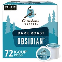 CARIBOU COFFEE OBSIDIAN BLEND KCUPS 72CT - $46.73