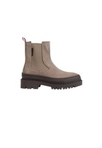 Tommy Hilfiger Women Boots - 9 US EU 40 Beige Leather Ankle Fashion Shoes - $3,211.68 MXN