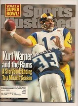 2000 Sports Illustrated Magazine February 7th St Louis Rams WIn NFL championship - £11.76 GBP