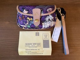 Dooney and Bourke Disney Parks Flap Purple Wristlet NWT - £79.12 GBP