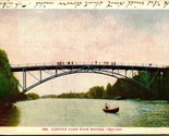 Lincoln Park High Bridge Chicago IL Illinois 1908 DB Postcard - $3.91