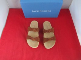 Jack Rogers Annie Double Knot Comfort Sandals $128 Mocha - US Size 6  - ... - £24.63 GBP
