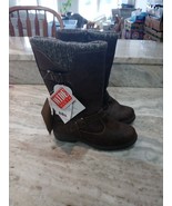 Size 6 W Amber Totes Boots Brown-Brand New-SHIPS N 24 HOURS - $1,503.11 MXN