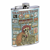 Vintage Poster The Dead Collage D310 Flask 8oz Stainless Steel Hip Whiskey - £11.82 GBP