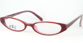 Ogi A7043 COL.160 Rubis/ Blanc/Rose Lunettes Plastique Cadre 48-16-140mm - $73.34