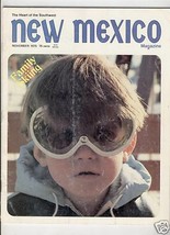 New Mexico Magazine November 1975 Rock Art - Three Rivers Ski Easy Albuquerque - £22.38 GBP