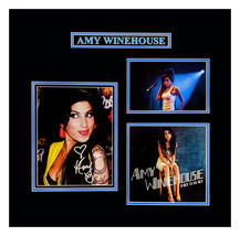 Amy Winehouse Signed Photo and Framed Ready to Hang - £476.15 GBP