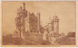 Advertising Card Casa Loma Operated By Kiwanis Club Of West Toronto - £6.26 GBP